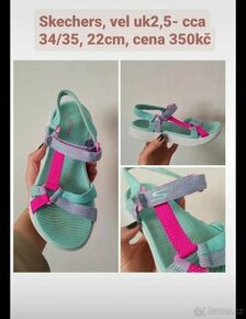 Dívčí sandále Skechers 34-35