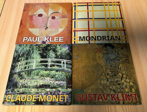 Knihy odborne Claude Monet, Paul Knee,Gustav Klimt,Mondrian