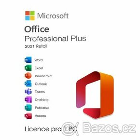 MS OFFICE 2021 PROFESSIONAL PLUS - CZ LICENCE NAVŽDY