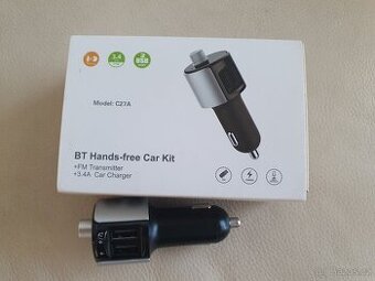 FM Transmitter C27A – Bluetooth, Hands-free, Dual USB