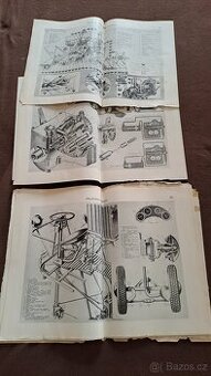 Kombajn S - 4 obrazové přílohy (technická literatura)