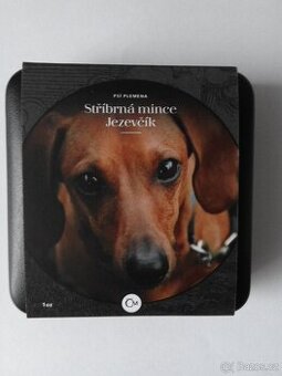 Stř. mince ze série Psí plemena - Jezevčík