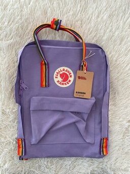 Batohy Fjällräven Kanken bledě fialový rainbow