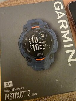 Garmin instinct 3 solar 45mm modré barvy