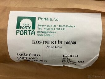 Kalafuna-přírodní pryskyřice, smola, kostní klih , křída - 1