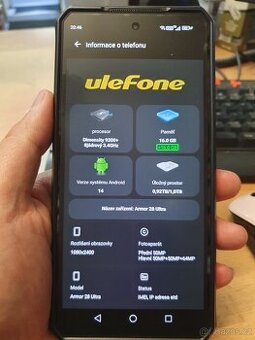 UleFone Armor 28 Ultra zaruka 5/2027 - 1