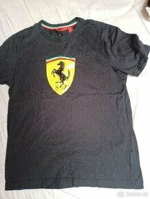 Prodám dětské černé tričko ferrari