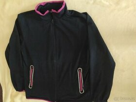Černá mikina na zip,XL