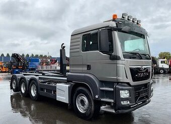 MAN TGS35.500 8x4 Tridem - hákový nosič kontejnerů