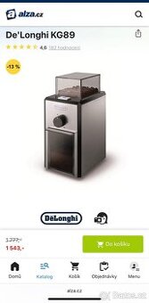 Kávomlýnek Delonghi
