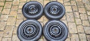 Disky 4x114,3 , zimní pneu 185/60/14 7,5mm - pošlu