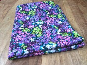 Flower Power - originál vintage látka 60s/70s