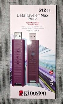 Kingston DataTraveler Max 512GB USB-A, Záruka