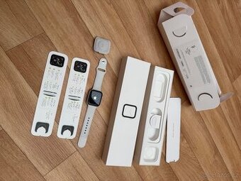Apple hodinky SERIES 4 Silver White 44mm TOP STAV