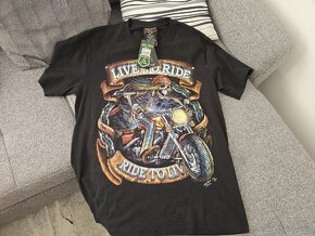 Pánské moto tričko velikost L