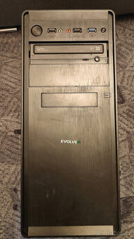 Počítačová skříň Evolveo + zdroj Evolveo 500W