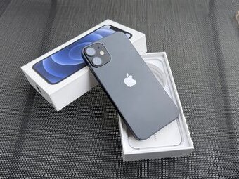 📱 iPhone 12 mini 64 GB – černý – TOP stav