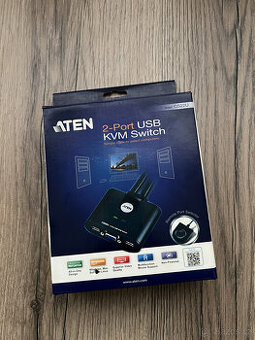 ATEN CS22U Kabelový KVM switch