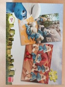Puzzle Šmoulové 2 in 1