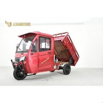 Pracovní tříkolka Leramotors G5, tuk tuk, červená