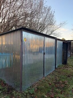 Plechový sklad / Garáž cca 4x3