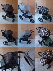 Stříška Baby Jogger summit x3, ceny OD, šití na zakázku