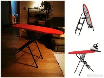 Žehlící prkno se schůdky 2 v 1 Jata 848 E