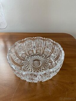 Miska broušené sklo