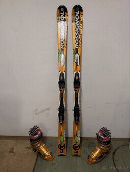 Lyže 165cm a lyžařské boty 29.5 Rossignol Radical