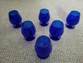 Skleničky napoleonky modré