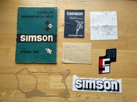 Simson - katalog, návod, těsnění, samolepky