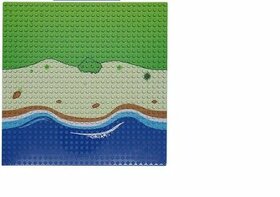 Lego City - deska pláž a voda 2- kopie Lego NOVÉ