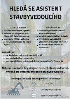 HLEDÁME ASISTENTA STAVBYVEDOUCÍHO