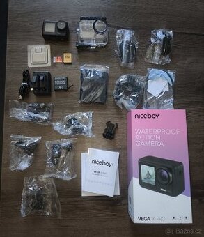 Téměr nepoužitá 4K Akční kamera - Niceboy Vega X Pro