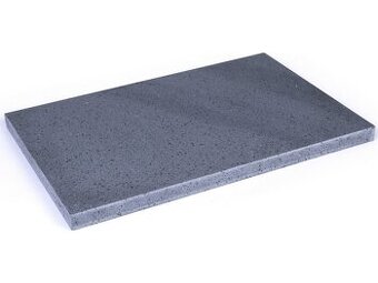 Lávový grilovací kámen 50x30x3cm s lakovaným rámečkem