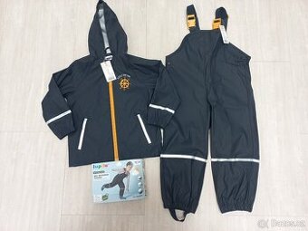 Nepromokavá bunda a kalhoty Lupilu 98/104 černá