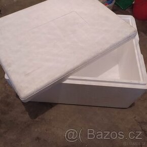 Polystyren bedna s víkem 60x80 výška 35