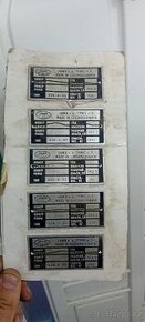 Vývozní štítky Jawa 350/634