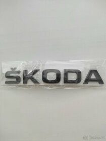 NOVÝ znak - nápis ŠKODA černý