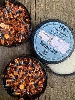 Flobertové náboje RWS cal. 6mm/ .22 - špička 150ks