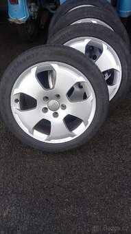 Alu kola 5x112, pneu Continental 225/45R17,2x5mm,2x6mm