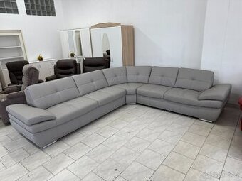 Sedací souprava rohová - kůže - NEPOUŽITÁ