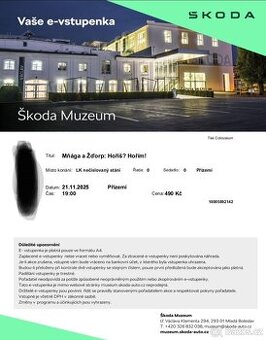 Vstupenky Mňága a Žďorp