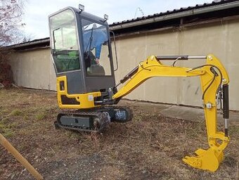 minibagr, bagr s kabinou, kabinový bagr, bagřík