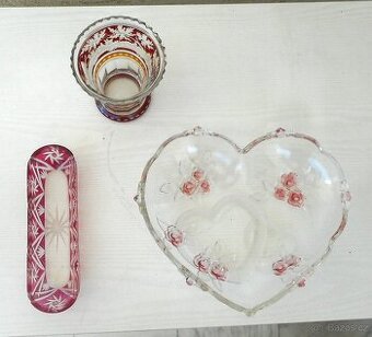 stará, skleněná sada