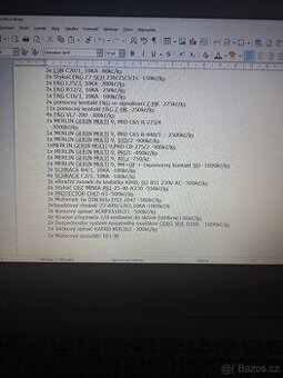 Jističe, stykače,motorové,přepěťové ochrany, atd..