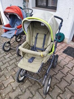 Dva sportovní kočárky Inglesina s hlubokou korbou