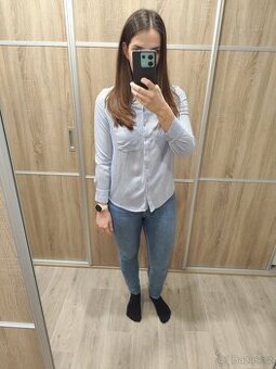 Reserved nová modrobílá košile vel. M - 1