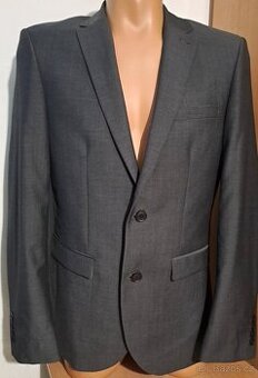 Pánské slim formální sako Next/38R-M/2x52cm