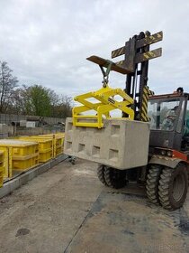 Samosvorné manipulační kleště - otáčeč bloků